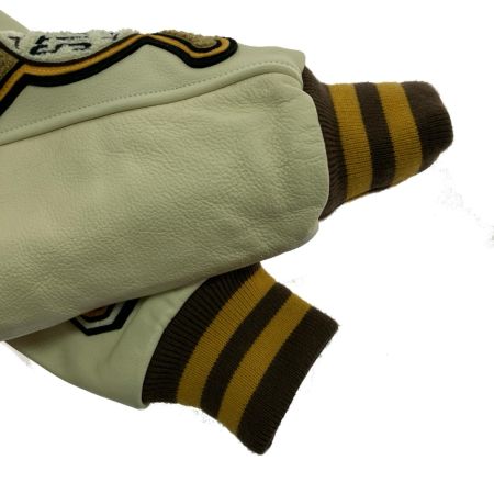  Champion チャンピオン フルデコ スタジャン Mサイズ C3-U620 マスタード×ホワイト