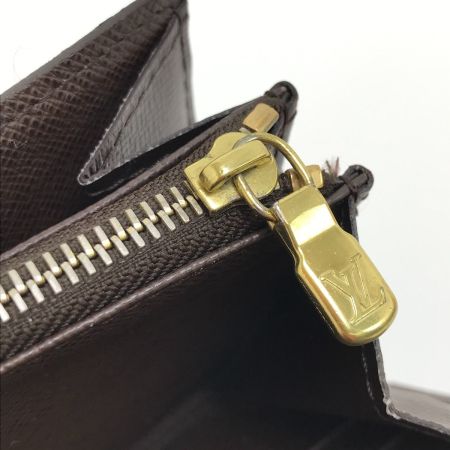  LOUIS VUITTON ルイヴィトン 長財布 ダミエ ポルトフォイユサラ N61734 ブラウン