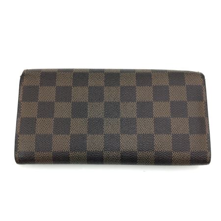  LOUIS VUITTON ルイヴィトン 長財布 ダミエ ポルトフォイユサラ N61734 ブラウン