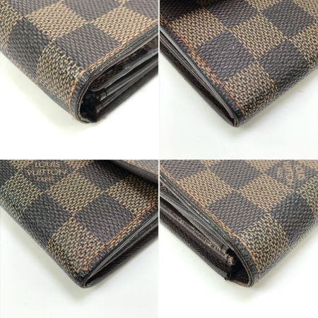  LOUIS VUITTON ルイヴィトン 長財布 ダミエ ポルトフォイユサラ N61734 ブラウン