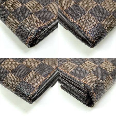  LOUIS VUITTON ルイヴィトン 長財布 ダミエ ポルトフォイユサラ N61734 ブラウン