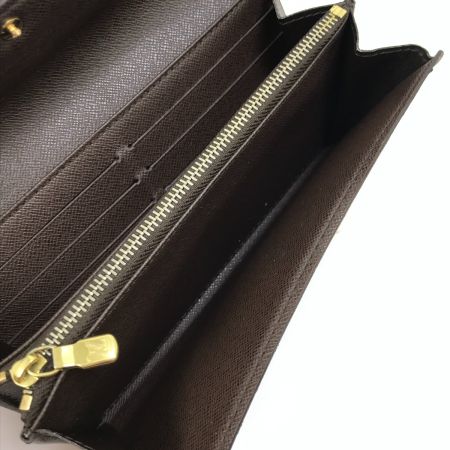  LOUIS VUITTON ルイヴィトン 長財布 ダミエ ポルトフォイユサラ N61734 ブラウン