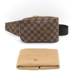 $$ LOUIS VUITTON ルイヴィトン ダミエ ジェロニモス ウエストポーチ N51994 ブラウン Bランク