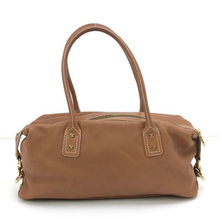  CELINE セリーヌ ハンドバッグ 横長トート 34 キャメル