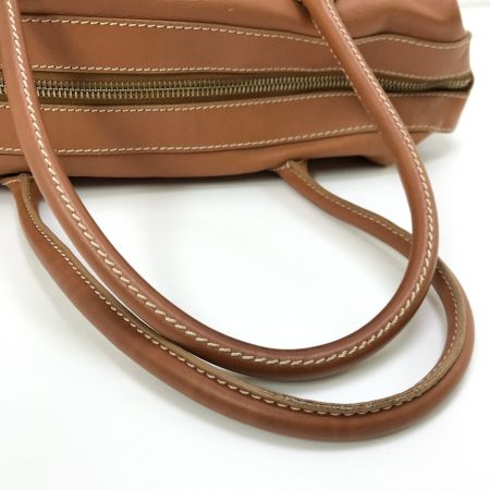  CELINE セリーヌ ハンドバッグ 横長トート 34 キャメル