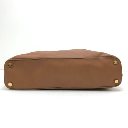  CELINE セリーヌ ハンドバッグ 横長トート 34 キャメル