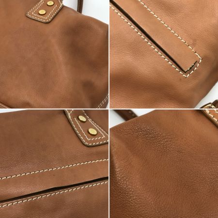  CELINE セリーヌ ハンドバッグ 横長トート 34 キャメル