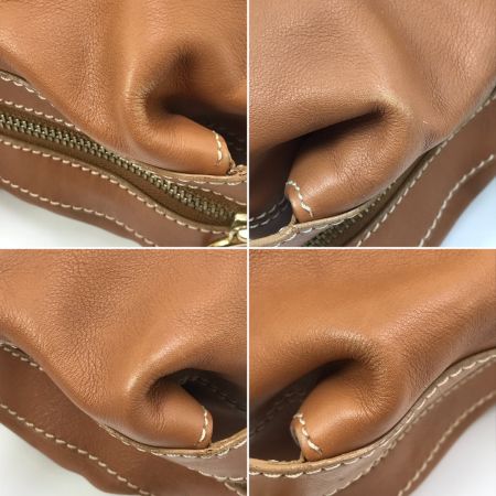  CELINE セリーヌ ハンドバッグ 横長トート 34 キャメル