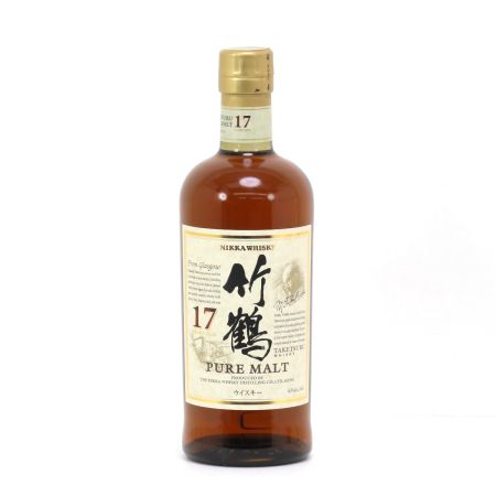 【北海道内限定発送】 NIKKA ニッカウヰスキー  竹鶴 ピュアモルト 17年 700ml 43度 ギフトBOX付 未開栓