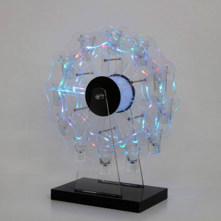  テキーラ観覧車 LEDカラーライト アクリル製 ショットグラス ラック