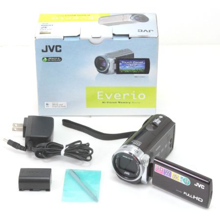  JVC ケンウッド  Everio ハイビジョンメモリームービー GZ-E565-T＋パンクレードル CU-PC1セット