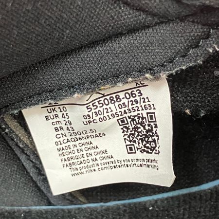  NIKE ナイキ AIR JORDAN1 RETRO HIGH 29cm 555088-063 ブラック×レッド