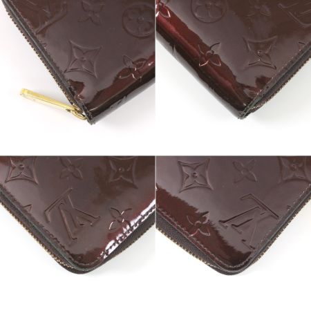  LOUIS VUITTON ルイヴィトン ヴェルニ ジッピーウォレット エナメル長財布 M91536