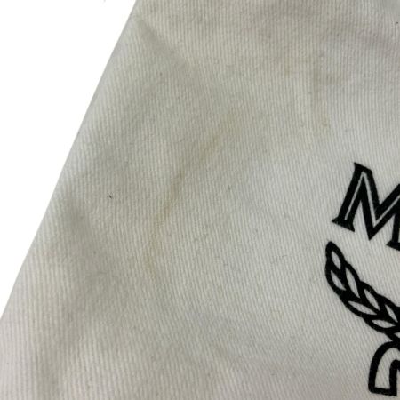  MCM エムシーエム ベルト メタルバックル ヴィセトス柄 約84～94cm ブラウン×ブルー