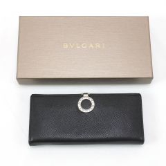  BVLGARI ブルガリ 長財布 35939 ブラック Bランク