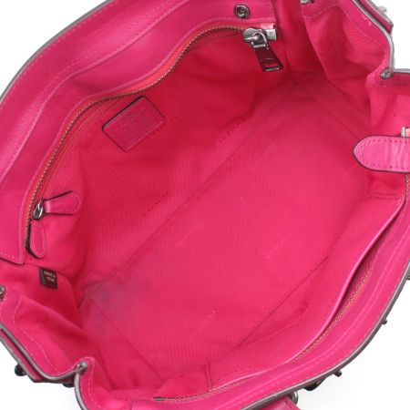  COACH コーチ スワッガー27 2WAYハンドバッグ 34816 ショッキングピンク