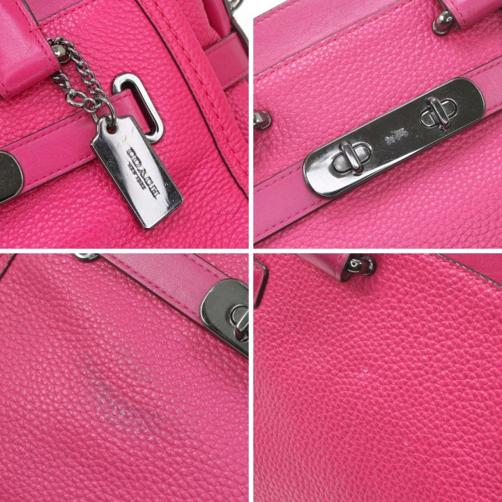 COACH コーチ スワッガー27 2WAYハンドバッグ 34816 ショッキング