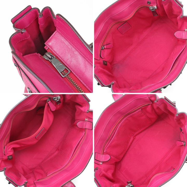 COACH コーチ スワッガー27 2WAYハンドバッグ 34816 ショッキング