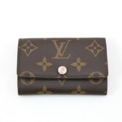 $$ LOUIS VUITTON ルイヴィトン ミュルティクレ6 キーケース ボタン剥がれ有り M60701 Cランク