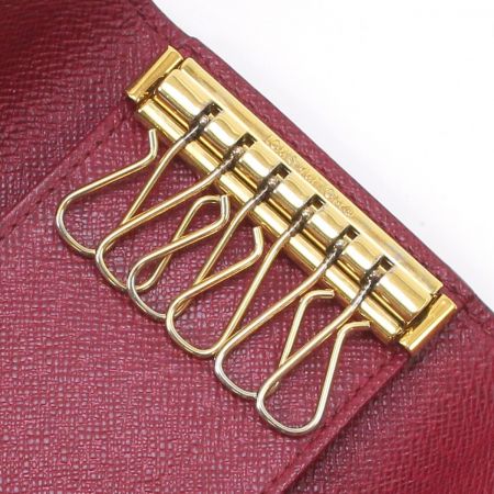  LOUIS VUITTON ルイヴィトン ミュルティクレ6 キーケース ボタン剥がれ有り M60701