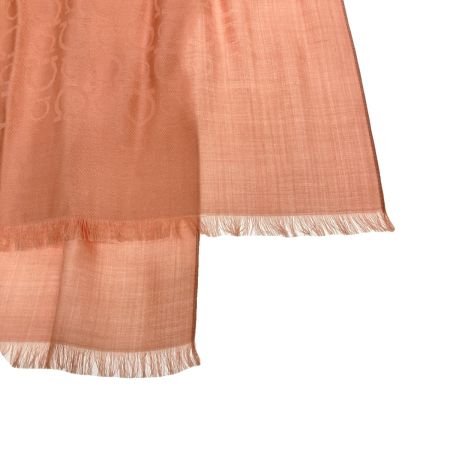  Salvatore Ferragamo サルヴァトーレフェラガモ ガンチーニ シルク ショール ピンク