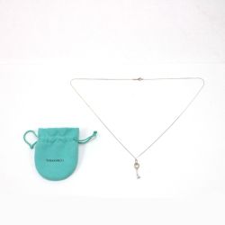$$ Tiffany & Co. ティファニー ハートキー ネックレス SV925 62cm  Bランク
