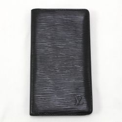 $$ LOUIS VUITTON ルイヴィトン エピ ポルトカルトクレディ 長財布 M63212 ブラック Cランク