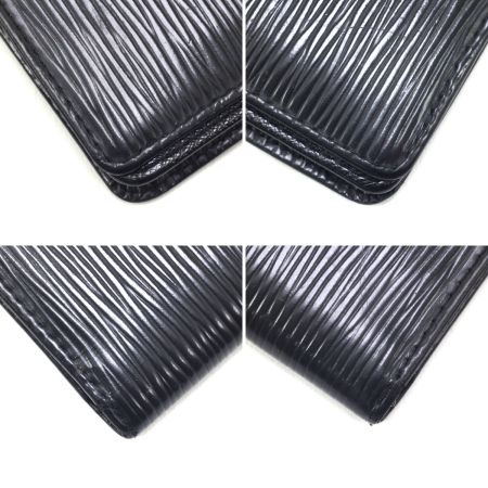  LOUIS VUITTON ルイヴィトン エピ ポルトカルトクレディ 長財布 M63212 ブラック