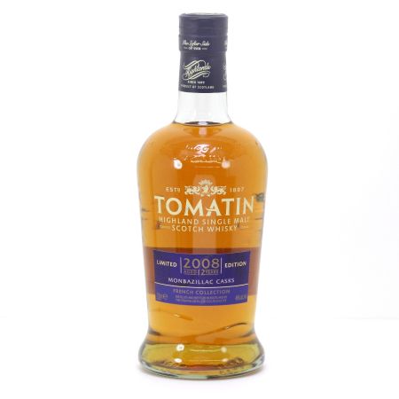  TOMATIN トマーチン ハイランドシングルモルト ウイスキー 12年 2008LIMITED EDITION モンバジャック カスク 700ml 46度 未開栓