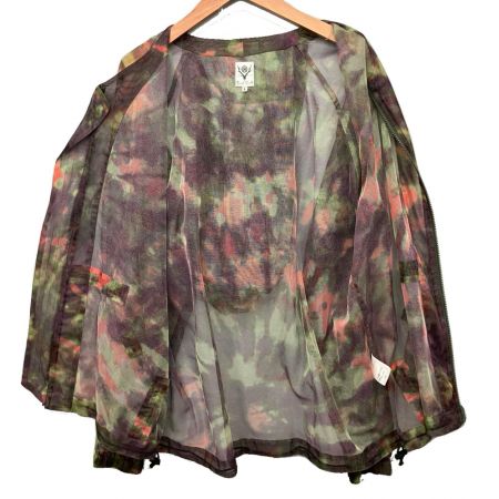  SOUTH2 WEST8 S2W8 メッシュブッシュパーカー メンズL IN798 グリーン×パープル