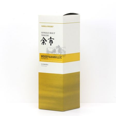 【北海道内限定発送】 YOICHI 余市/ニッカウイスキー シングルモルト余市 ウッディ＆バニラ ウイスキー 500ml 55度 箱付き 未開栓