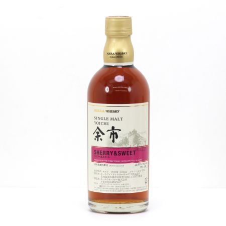 【北海道内限定発送】 YOICHI 余市/ニッカウイスキー シングルモルト余市 シェリー＆スイート ウイスキー 500ml 55度 箱付き 未開栓