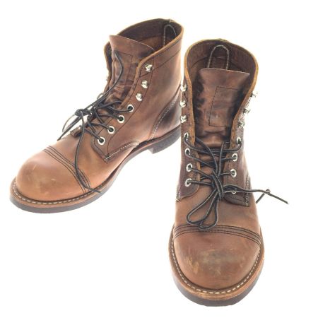  RED WING レッドウィング メンズ ブーツ SIZE 24.5cm アイアンレンジャー 8085 ブラウン