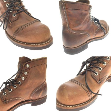 RED WING レッドウィング メンズ ブーツ SIZE 24.5cm アイアンレンジャー 8085 ブラウン