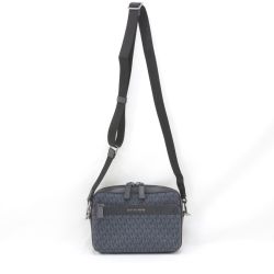 $$ MICHAEL KORS マイケルコース ショルダーバッグ 37H0LCOC5B ネイビー Aランク