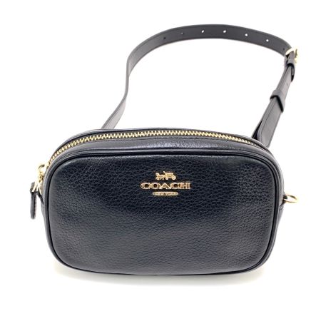  COACH コーチ ウエストバッグ ショルダーストラップ欠品 F34805 ブラック