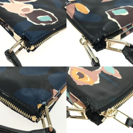  Kate Spade ケイトスペード ショルダーバッグ 花柄 CA57710 ネイビー