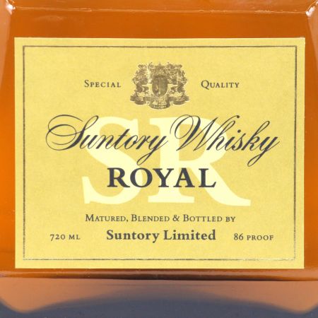 【北海道内限定発送】 S ウイスキー ROYAL ロイヤル 旧SRラベル 720ml 43度 ギフトBOX付 未開栓