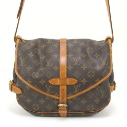 $$ LOUIS VUITTON ルイヴィトン モノグラム ソミュール30 ショルダーバッグ M42256 Cランク