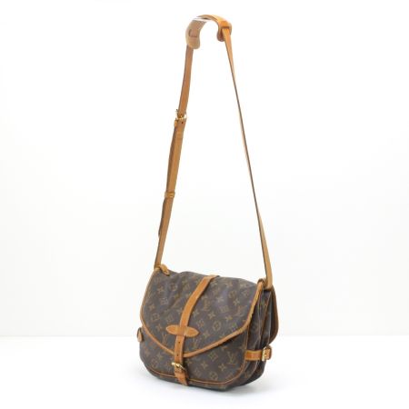  LOUIS VUITTON ルイヴィトン モノグラム ソミュール30 ショルダーバッグ M42256