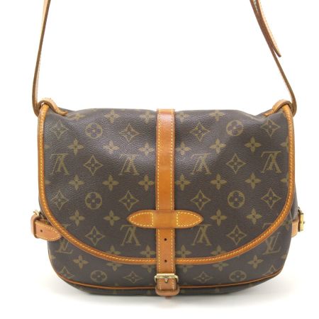  LOUIS VUITTON ルイヴィトン モノグラム ソミュール30 ショルダーバッグ M42256