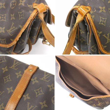  LOUIS VUITTON ルイヴィトン モノグラム ソミュール30 ショルダーバッグ M42256