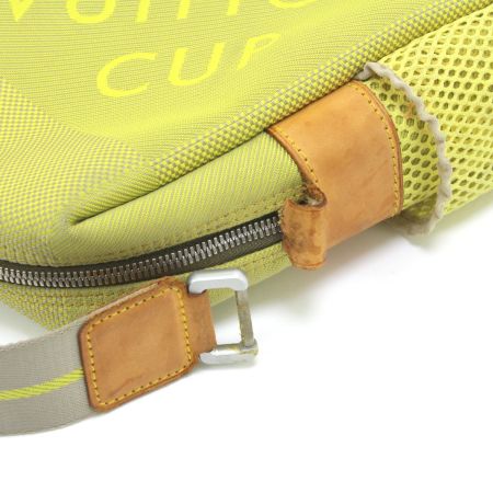  LOUIS VUITTON ルイヴィトン ダミエ・ジェアン LVカップ ウィザリー ショルダーバッグ《ジャンク品》 M80636 イエロー
