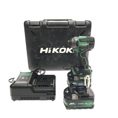  HiKOKI ハイコーキ インパクトドライバ WH36DC グリーン