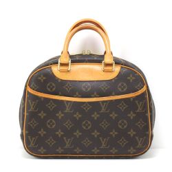 $$ LOUIS VUITTON ルイヴィトン モノグラム トゥルービル ハンドバッグ M42228 ブラウン Bランク
