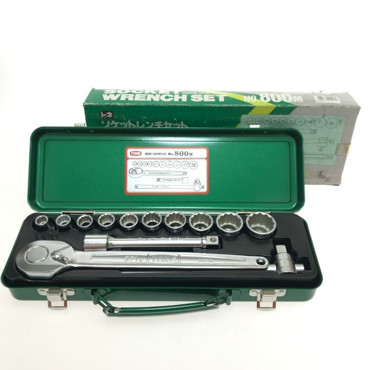 TONE トネ ツールセット ソケットレンチセット 800M - 中古工具・電動