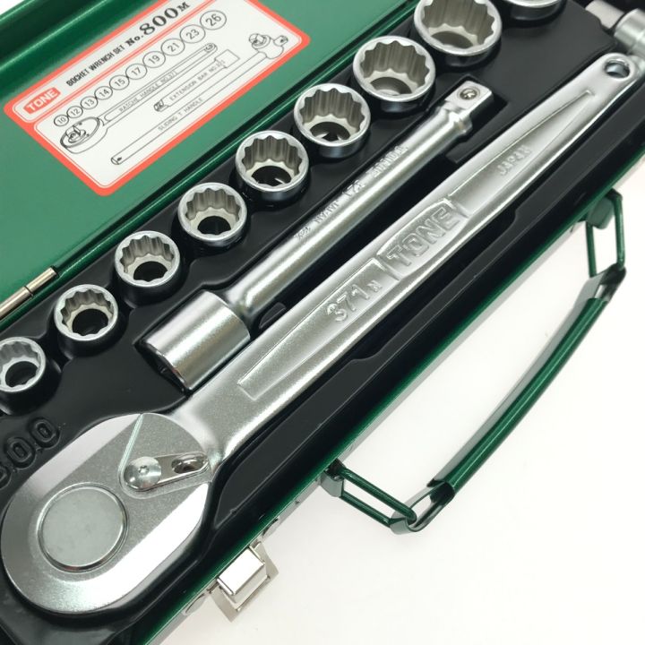 TONE トネ ツールセット ソケットレンチセット 800M - 中古工具・電動