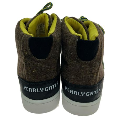   PEARLY GATES ハイカット ゴルフシューズ ブラウン 053-992062 23.5cm