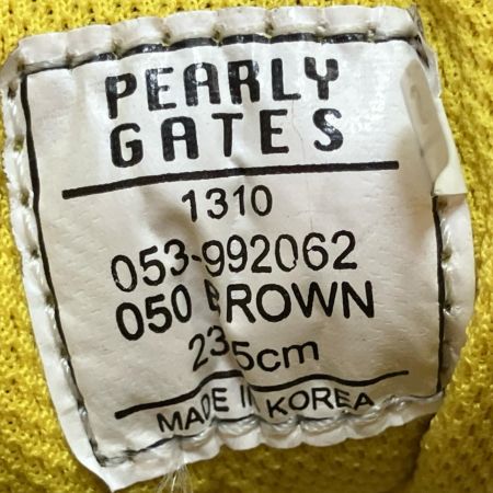   PEARLY GATES ハイカット ゴルフシューズ ブラウン 053-992062 23.5cm