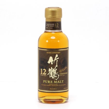 【北海道内限定発送】 NIKKA ニッカウヰスキー 竹鶴12年 ピュアモルト 180ボトルコレクション 180ml 40度 箱付き 未開栓